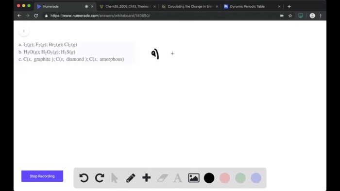 Entropy molar compounds hbr homeworklib